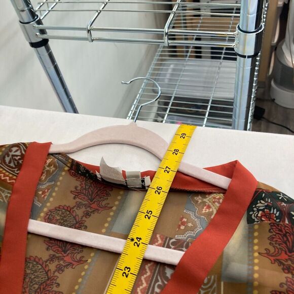 Vintage Jessica Ash Women’s Patchwork‎ Tunic Top Art To Wear Size XL Lagenlook - Picture 9 of 9